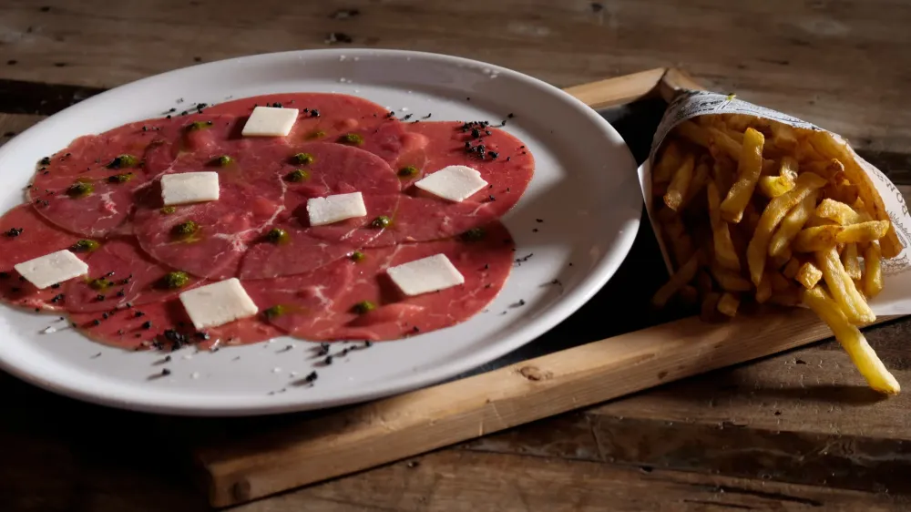 Carpaccio frites